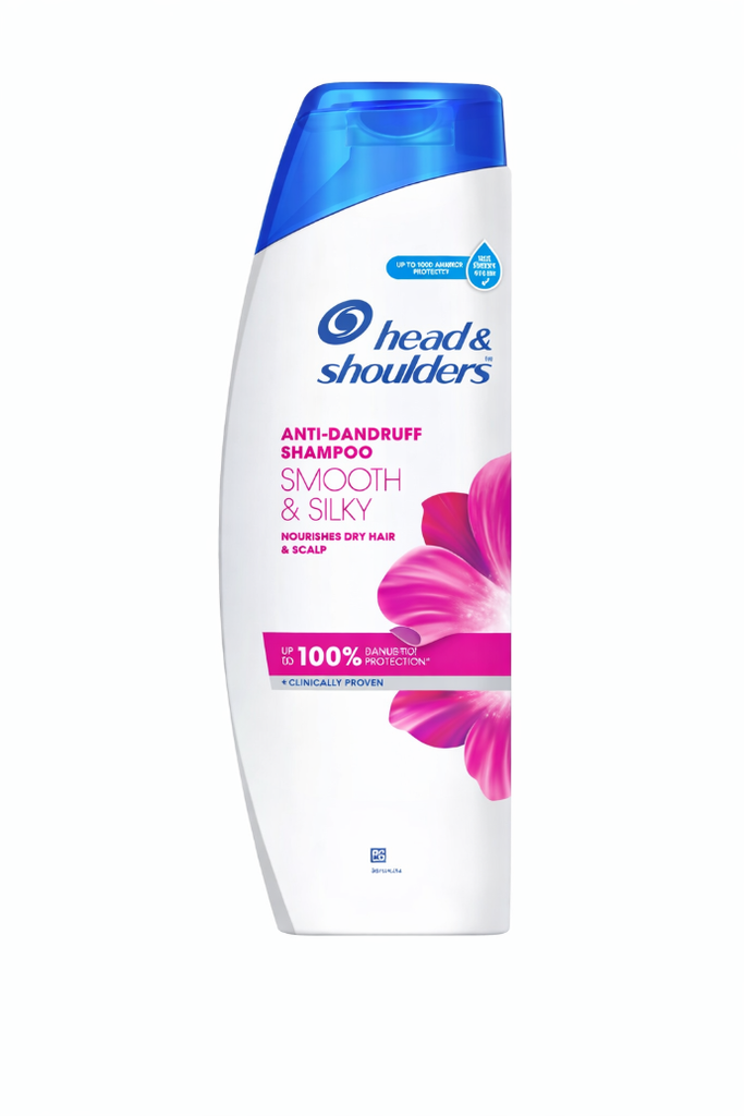HEAD & SHOULDERS Smooth and Silky Anti-Dandruff Shampoo for All-Hair Types (180 ml)
