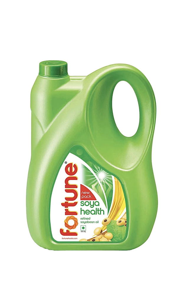 FORTUNE Soya health refined Soyabean Oil Can (Soyabean Tel) (5 L)
