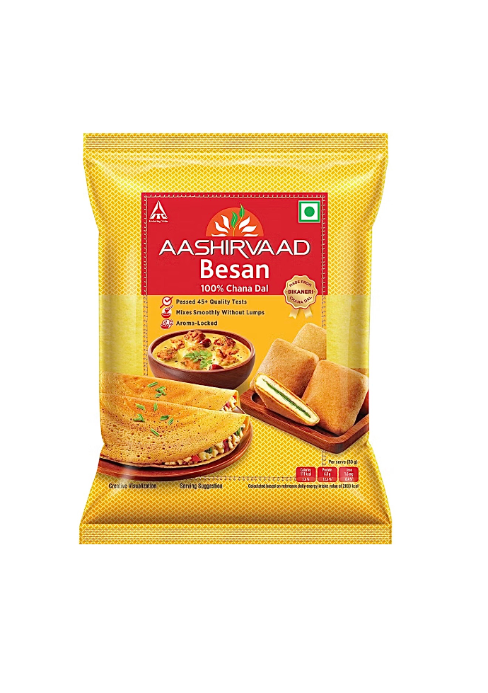 AASHIRVAAD 100%Chana Dal Besan (500 gram) 