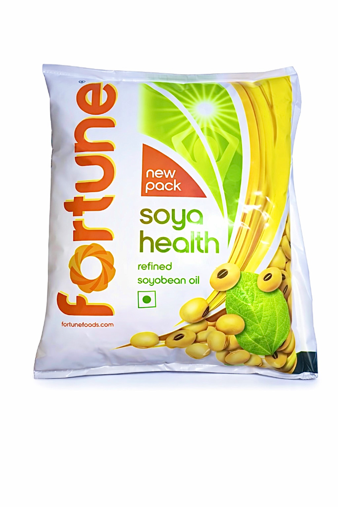 FORTUNE Soya health refined Soyabean Oil Pouch (Soyabean Tel) (420 g)