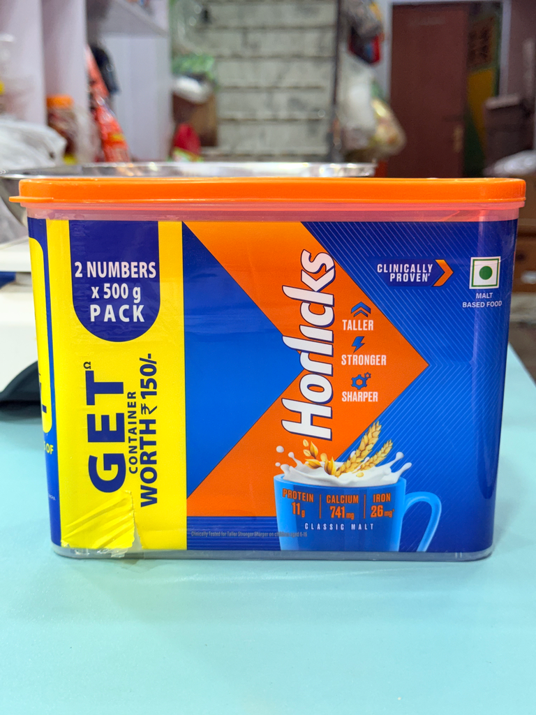 HORLICKS Nutrition Drink Plastic Container  (Container Free)  (1 kg)