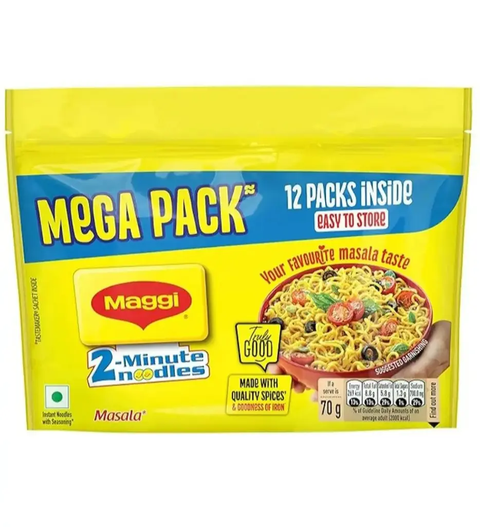 Maggi 2 - Minute Instant Noodles Vegetarian  (12 x 70 g)