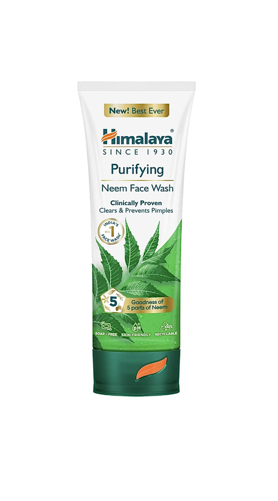 HIMALAYA NEEM | PREVENTS PIMPLE | TURMERIC Face Wash  (100 ml)