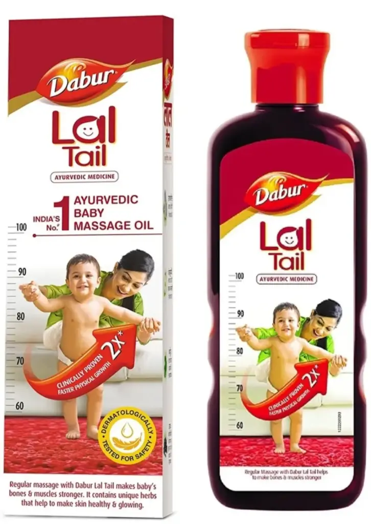 Dabur Lal Tail - Ayurvedic Baby Oil Clinically Tested (500 ml)
