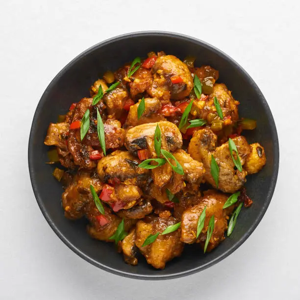 Mushroom Manchurian (Dry)