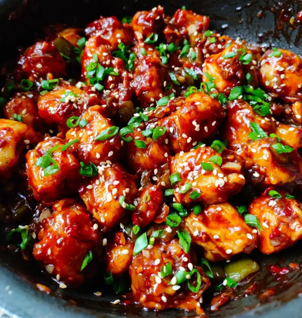 Schezewan Paneer Manchurian Gravy