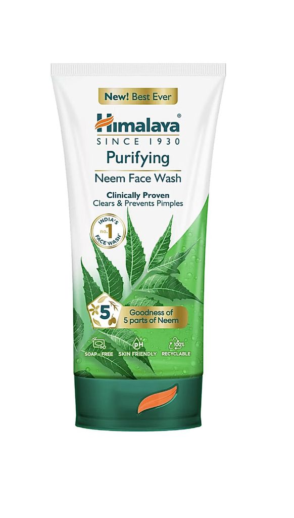 HIMALAYA NEEM | PREVENTS PIMPLE | TURMERIC Face Wash  (150 ml)