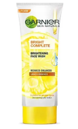 GARNIER Bright Complete VITAMIN C, 50ml Brighter and Glowing Skin Face Wash