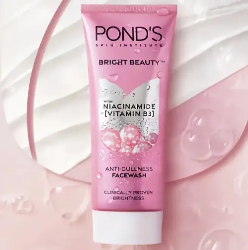 POND's Bright Beauty Infused with vitamin B3 & Niacinamide for Anti Dullness & glass skin shine Face Wash  (100 g)