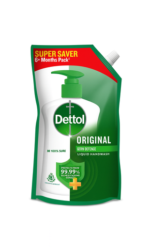 Dettol Original Liquid Refill Hand Wash Pouch  (675 ml) 