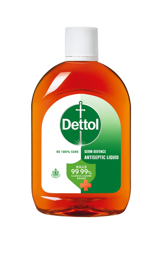 Dettol First Aid, Surface Disinfection and Personal Hygiene Antiseptic Liquid 125ml