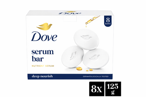 DOVE Serum Beauty Bar  (8 x 125 g) 