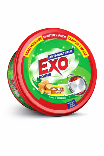 Exo Touch & Shine Round Dishwash Bar 500g free exo jali