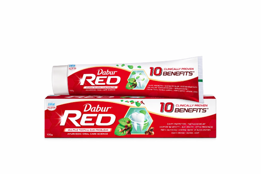 Dabur Red Paste |Treats Bad Breath |Cavity Protection | Plaque Removal |13 Herbs Toothpaste  (100 g)