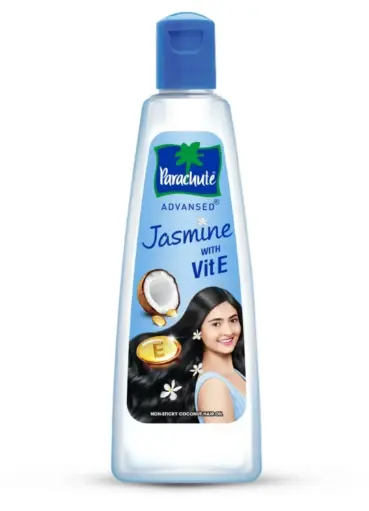 Parachute Advansed Jasmine With Vite Healthy shine with Vit E Hair Oil (Nariyal tel) (300 ml)