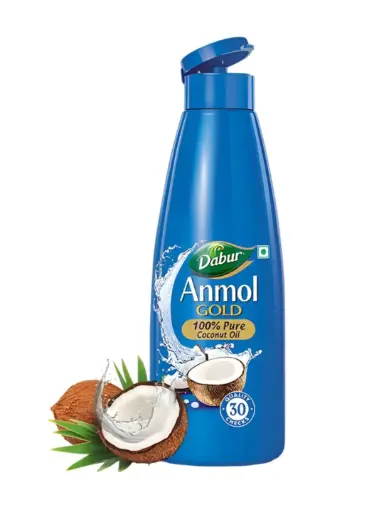 Dabur Gold 100% Pure Coconut Oil | Nariyal Tel | Natural | Multipurpose Hair Oil 600ml