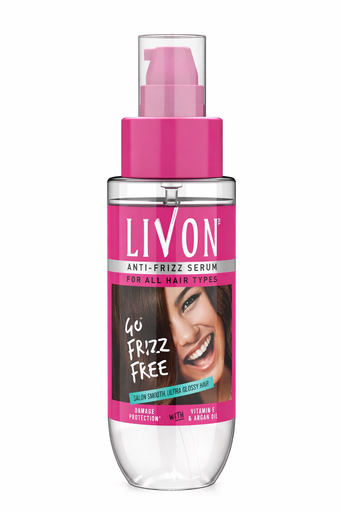 LIVON Hair Serum, For Dry & Frizzy Hair, Provides shine, smoothness & damage protection (100 ml)