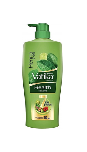 Vatika Health Shampoo, With 7 Natural Ingredients, Controls Frizz (640 ml)