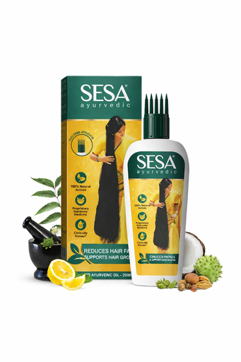 Sesa Ayurvedic Hair Growth Oil with Bringraj Hair Oil (200 ml)