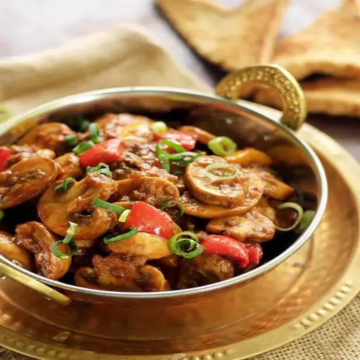 Mushroom Kadhai