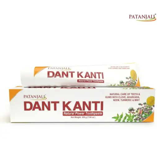 PATANJALI Dant Kanti Natural Toothpaste for white teeth (200g)